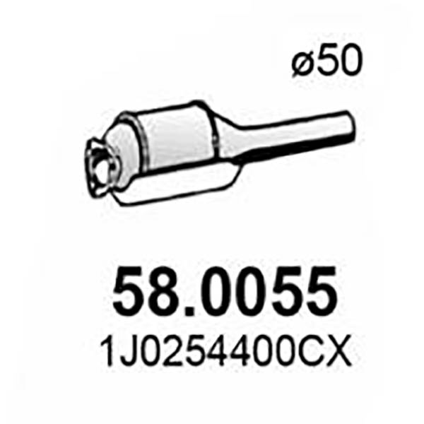 58.0055 CAT VW BORA GOLF IV 1.4 10/98