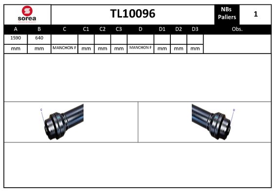 Albero de trasmissione SEEAC TL10096
