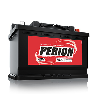 PERION - Batteria auto 12V 70AH 720A - PA70 AGM L3 (n°32A)