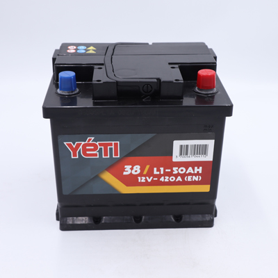 YETI - Batteria auto 12V 50AH 420A L1 (n°38)