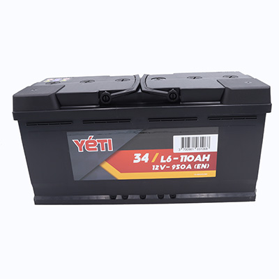 YETI - Batteria auto 12V 110AH 950A L6 (n°34)