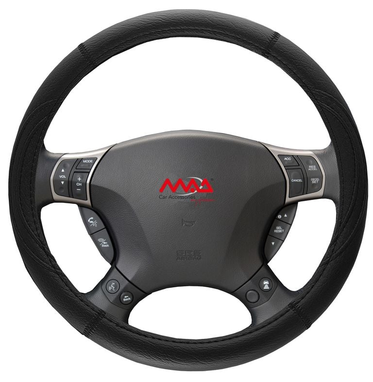 Coprivolante In Vera Pelle Auto Con Ago E Filo, Diametro 37-38 Cm - Cucito Fai Da Te Per Volante, Antiscivolo