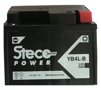 STECO - Batteria moto 12V 5Ah - YB4L-B