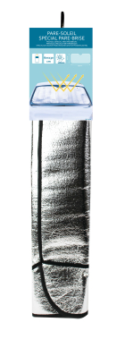 Parasole effetto alluminio morbido 130x60cm